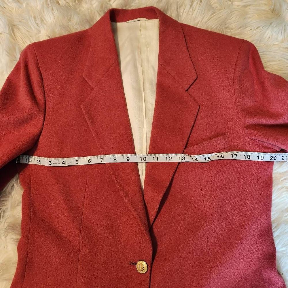 Pink Single-Button Blazer Jacket - Picture 4 of 12